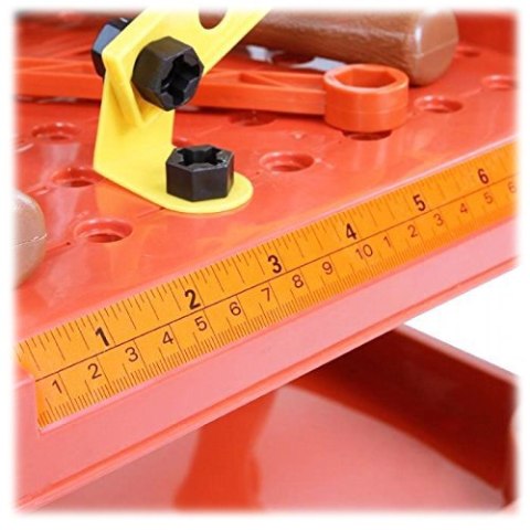 Zestaw Majsterkowicza, Warsztat stolarski - stolik, klucze, piła