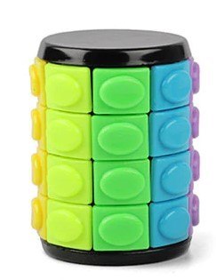 Układanka logiczna łamigłówka walec obrotowy 5 rzędów