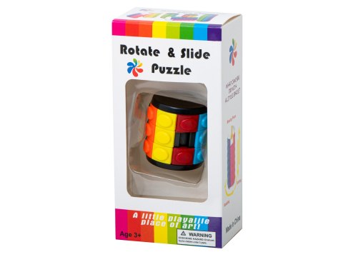 Układanka logiczna łamigłówka walec obrotowy 3 rzędy