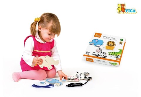 VIGA 51326 DOPASOWANKA SZNUROWANKA -ZOO (0946, Viga)