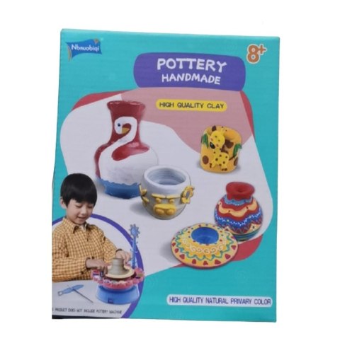 Glina rzeźbiarska masa do modelowania zapas do koła garncarskiego 1200g