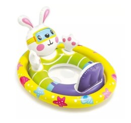 INTEX 59570 Kółko do pływania dla niemowląt koło pontonik dla dzieci dmuchany z siedziskiem jednorożec max 23kg 3-4lata