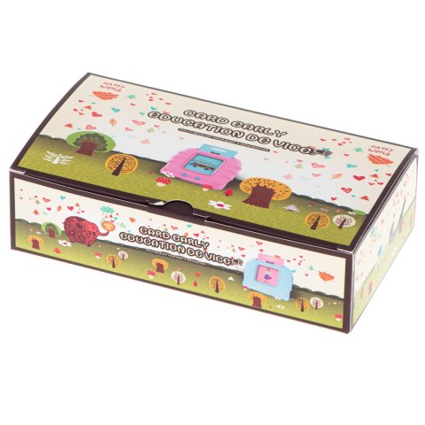 Nauka języka angielskiego czytnik kart do nauki słówek fiszki niebieski