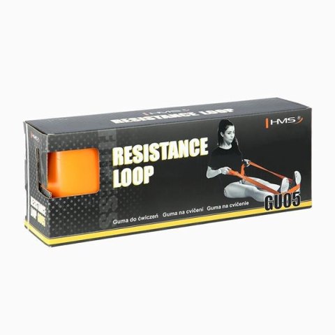 GU05 ORANGE 101 x 4.5 x 2080 MM GUMA DO ĆWICZEŃ HMS