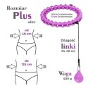 HHW12 PLUS SIZE HULA HOP VIOLET Z WYPUSTKAMI I OBCIĄŻNIKIEM HMS