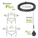 HHW12 PLUS SIZE HULA HOP BLACK Z WYPUSTKAMI I OBCIĄŻNIKIEM HMS