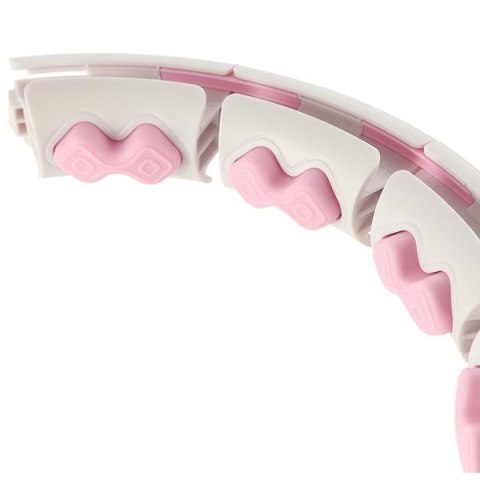 HHW06 HULA HOP PINK Z WYPUSTKAMI I OBCIĄŻNIKIEM + LICZNIK HMS