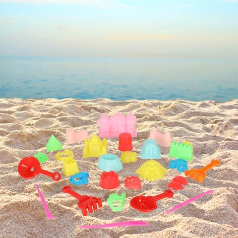 Akcesoria do piasku zabawki foremki łopatki 28 elementów