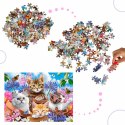 Puzzle układanka 120 elementów Koty w kwiatach 6+ CASTORLAND