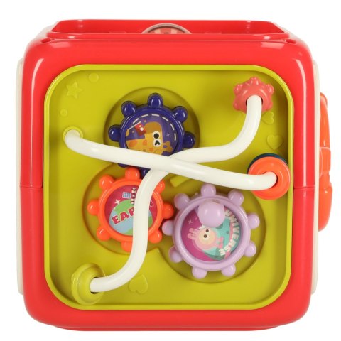 Sorter układanka kostka sensoryczna klocki edukacyjne Montessori 6w1