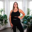 ZESTAW HULA HOP HHW12 BLACK Z WYPUSTKAMI I OBCIĄŻNIKIEM HMS + PAS BR163 BLACK PLUS SIZE