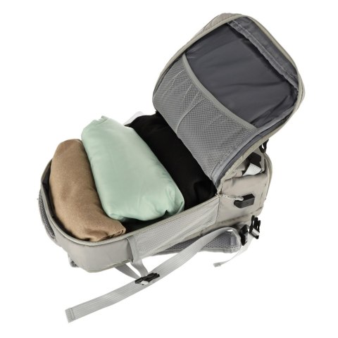 Plecak podróżny bagaż podręczny RYANAIR WIZZAIR USB szary