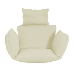Poduszka LUARO na huśtawkę wiszącą bocianie gniazdo XXL ecru