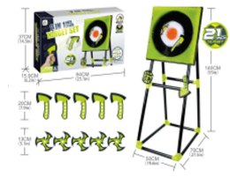 Tarcza dart silikonowa rzutki toporek gwiazdka akcesoria stojak zestaw XXL