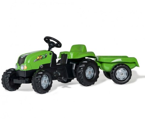 Rolly Toys 012169 Traktor Rolly Kid z przyczepą Zielony Rolly Toys 012169 Traktor Rolly Kid z przyczepą Zielony