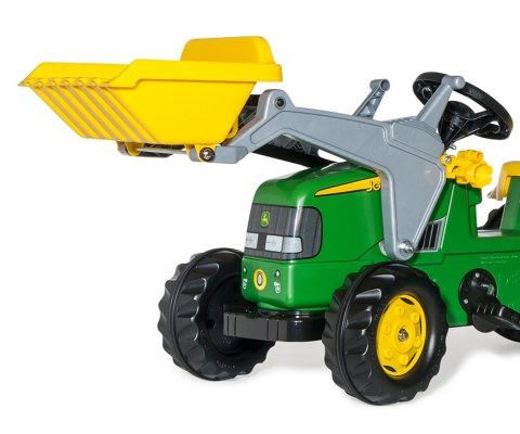 Rolly Toys 023110 Traktor Rolly Kid John Deere z łyżką i przyczepą Rolly Toys 023110 Traktor Rolly Kid John Deere z łyżką i przyczepą