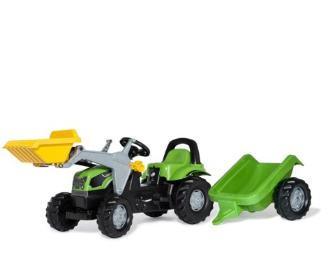 Rolly Toys 023196 Traktor Rolly Kid Deutz Fahir 5115G TB z łyżka i przyczepą Rolly Toys 023196 Traktor Rolly Kid Deutz Fahir 5115G TB z łyżka i przyczepą
