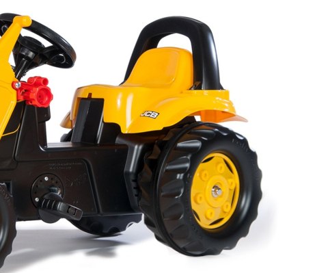 Rolly Toys 023837 Traktor Rolly Kid JCB z łyżką i przyczepą Rolly Toys 023837 Traktor Rolly Kid JCB z łyżką i przyczepą