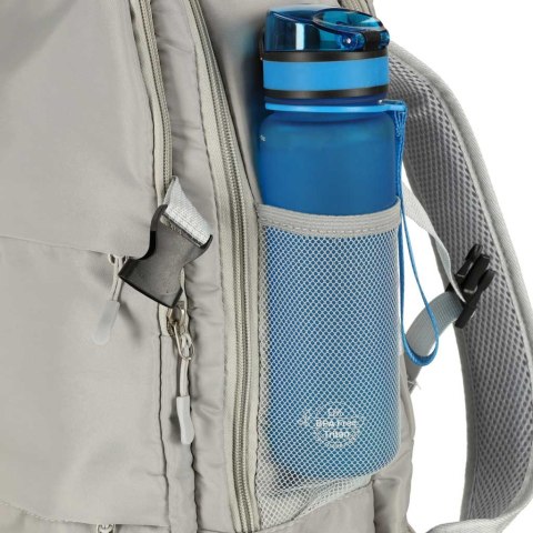 Plecak podróżny bagaż podręczny RYANAIR WIZZAIR USB szary