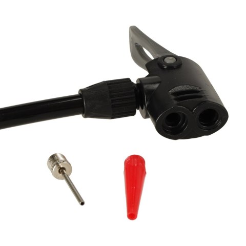 Pompka rowerowa RALLEX podłogowa nożna uniwersalna z manometrem 11bar