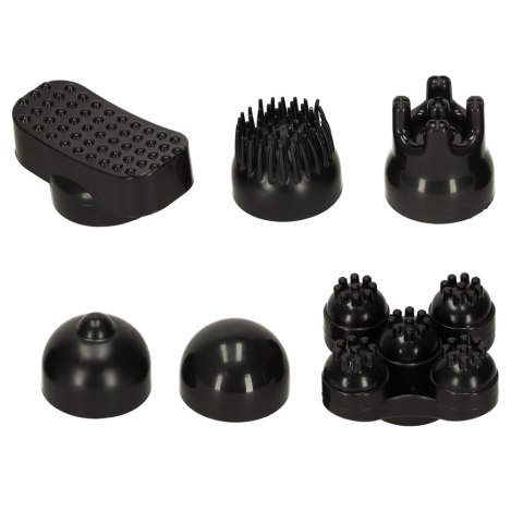 Masażer do pleców wibracyjny masaż ciała karku 6 głowic zestaw bezprzewodowy 6w1