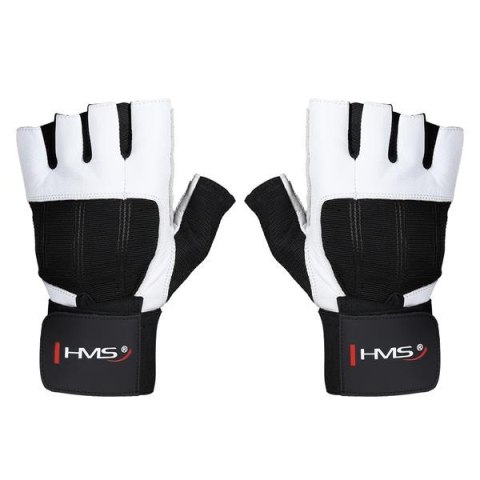 RST04 WHITE-BLACK ROZM. XL RĘKAWICE NA SIŁOWNIĘ HMS