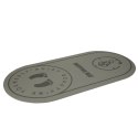 Mata fitness do ćwiczeń jogi wygłuszająca antypoślizgowa 125x61,5x0,6 cm szara