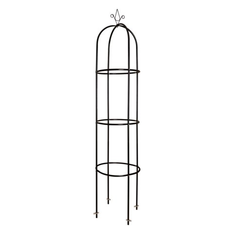 Pergola ogrodowa LUARO kolumnowa słup kolumna dzwon stojak na róże kwiaty pnące metalowa 195 cm