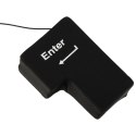 Poduszka antystresowa klawisz Enter XL na biurko do uderzania USB