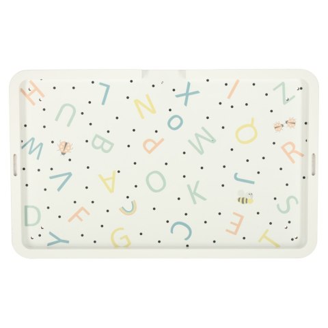 Tablica manipulacyjna LULILO LUDO stolik drewniany sensoryczny 2w1 miętowy