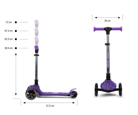 Milly Mally Scooter Jelly Violet