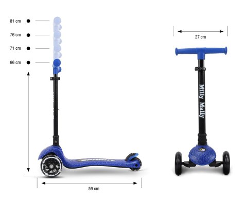 Milly Mally Scooter Sparky Blue