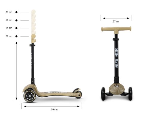 Milly Mally Scooter Sparky Champagn