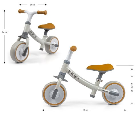 Milly Mally Rowerek Biegowy Skippy White