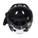Kask rowerowy na rower RALLEX damski męski regulowany czarno-biały M 54-58cm