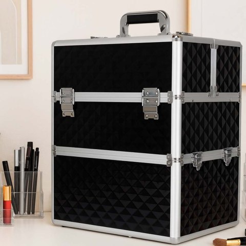 Kuferek na kosmetyki walizka organizer kosmetyczny XXL 3D