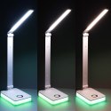 Lampka na biurko biurkowa LED USB dotykowa podświetlana RGB regulacja światła