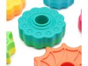 Kolorowa Piramida Sensoryczna Zakręcona Wieża Edukacyjna Krążki Do Układania