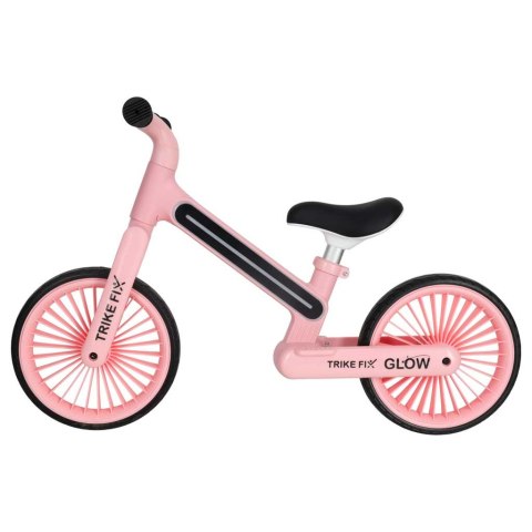 Rowerek biegowy Trike Fix Glow LED różowy