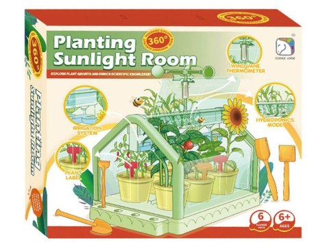 Szklarnia Dla Dzieci Mini Ogród Ogródek Plantacja + Akcesoria
