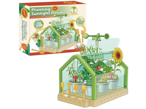 Szklarnia Dla Dzieci Mini Ogród Ogródek Plantacja + Akcesoria