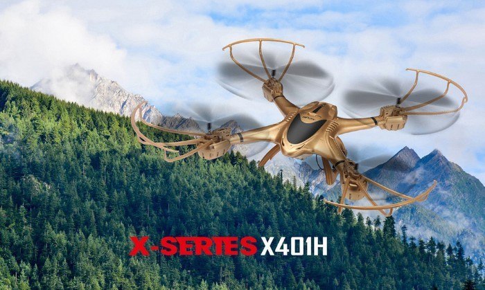 Quadrocopter Dron 2,4 Ghz MJX X401H Kamera FPV