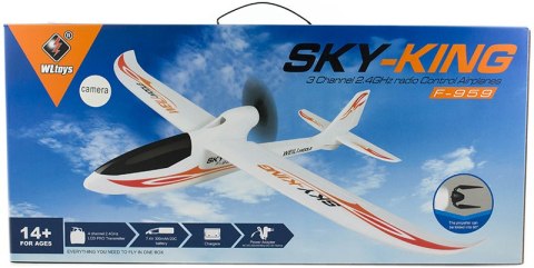 Samolot zdalnie sterowany na pilota RC WLtoys Sky King F959S 2,4GHz
