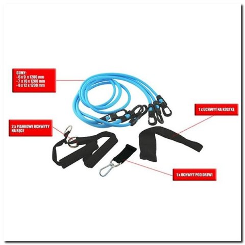 TX01 ZESTAW DO ĆWICZEŃ SIŁOWYCH HMS