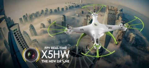 Dron RC Syma X5HW kamera FPV WiFi 2,4GHz biały