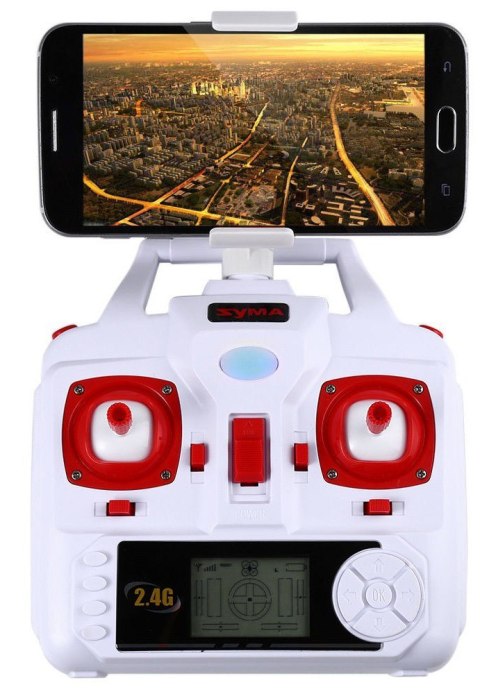 Dron RC Syma X5HW kamera FPV WiFi 2,4GHz biały