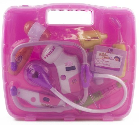 Zestaw lekarza w walizce DOKTOR +światła niebieski