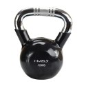 KTC16 BLACK UCHWYT CHROM RADEŁKOWANY KETTLEBELL ŻELIWNY HMS