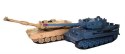 Zestaw wzajemnie walczących czołgów M1A2 Abrams v2 i German Tiger v2 2.4GHz 1:28 RTR