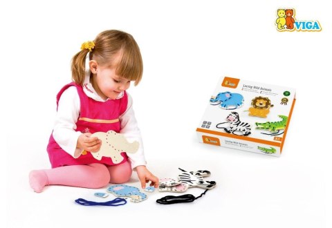 VIGA 51326 DOPASOWANKA SZNUROWANKA -ZOO (0946, Viga)